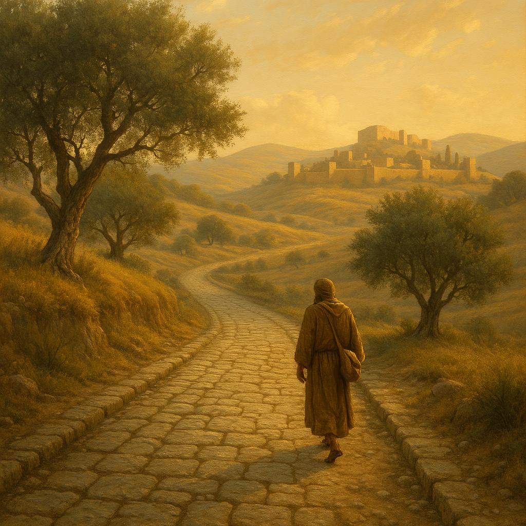 picture of a man going to galilee